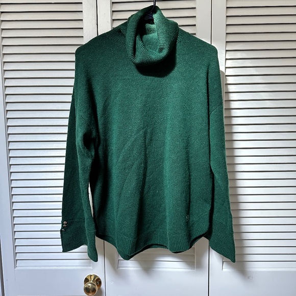 MICHAEL Michael Kors Wool Blend Emerald Green Sweater Medium Sample - Picture 1 of 8